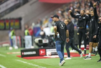 Football Bundeliga Eintracht Frankfurt-Union Berlin.Steffen Baumgart, Coach Union Berlin