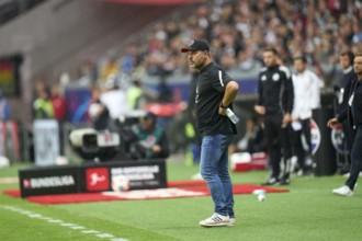 Football Bundeliga Eintracht Frankfurt-Union Berlin.Steffen Baumgart, Coach Union Berlin