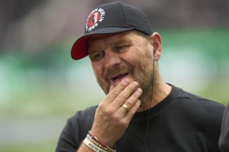 Football Bundeliga Eintracht Frankfurt-Union Berlin.Steffen Baumgart, Coach Union Berlin