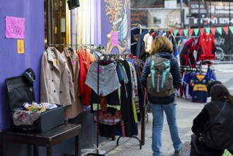 Street market in the Palermo neighbourhood, Buenos Aires, capital of Argentina