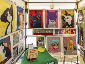Art market, Plaza Francia, Recoleta, Buenos Aires, capital of Argentina, South America