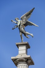 Angel figure, Plaza Francia, Recoleta, Buenos Aires, capital of Argentina