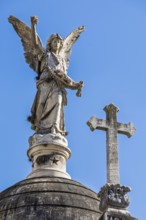 Angel figure, Recoleta cemetery, Buenos Aires, capital of Argentina