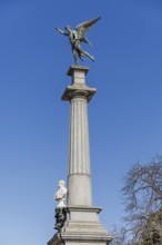 Angel figure, Plaza Francia, Recoleta, Buenos Aires, capital of Argentina