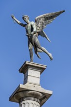 Angel figure, Plaza Francia, Recoleta, Buenos Aires, capital of Argentina