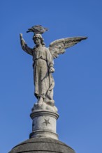 Angel figure with dove, Recoleta cemetery, Buenos Aires, capital of Argentina