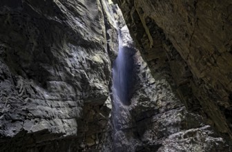 Breitachklamm gorge near Oberstdorf, the deepest rocky gorge in Central Europe