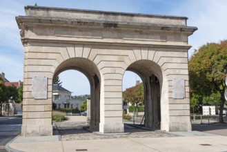 Porte Saint-Paul, city gate, Verdun, Département Meuse, Grand Est, France