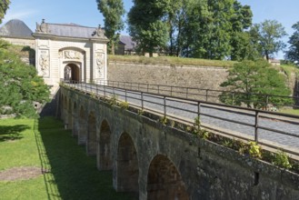 Porte de France, fortress gate, bridge, fortress wall, fortress moat, citadel, Vauban