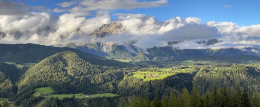Dachtstein, Dachtstein glacier, shrouded in clouds, Styria, Austria