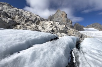 Glacier, Dachtstein, Dachtstein Glacier, Styria, Austria