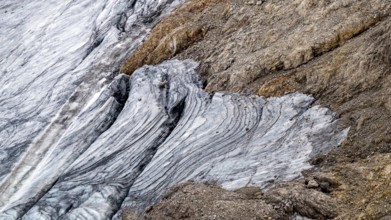 Details ice, glacier, Dachstein, Dachstein glacier, Styria, Austria