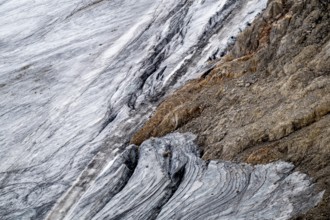 Details ice, glacier, Dachstein, Dachstein glacier, Styria, Austria