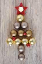 Christmas tree baubles, Christmas candle, Germany