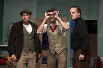 Silvio Hildebrandt (Dr Courtenay), Thilo Herrmann (Prof Marcus), Henning Wolff (Louis Harvey),