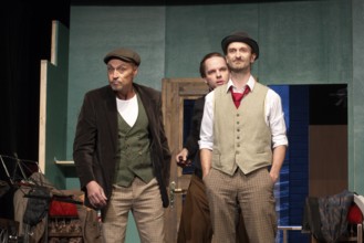 Silvio Hildebrandt (Dr Courtenay), Thilo Herrmann (Prof Marcus), Henning Wolff (Louis Harvey),
