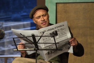 Silvio Hildebrandt (Dr Courtenay), LADYKILLERS, photo rehearsal on 29.09.2025 at the Berliner