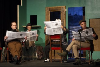 Henning Wolff (Louis Harvey), Thilo Herrmann (Prof. Marcus), Pablo Nina Toculescu (Willie Knoxton),