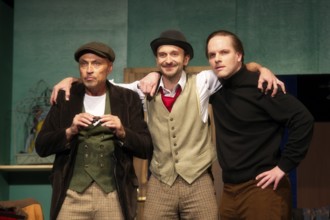 Silvio Hildebrandt (Dr Courtenay), Thilo Herrmann (Prof Marcus), Henning Wolff (Louis Harvey),