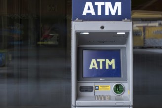 ATM cash machine, Arosa, Graubünden, Switzerland