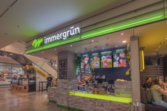 Fast food, fast food restaurants in Forum Allgäu, Kempten, Allgäu, Swabia, Germany