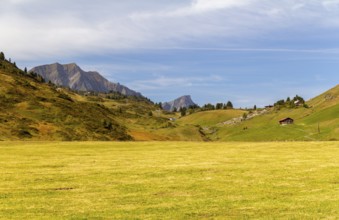 Idyllic scenery around Warth, a municipality in the district of Bregenz in the Austrian state of
