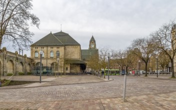 Impression of a city named Metz, located in the Lorraine region in France at winter time