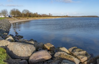 Scenery around Maasholm, a municipality in Schleswig-Holstein, Northern Germany