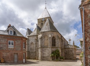 Scenery around Veules-les-Roses, a commune in the Seine-Maritime department in the Normandy region
