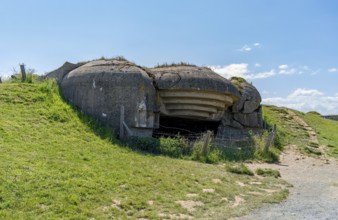 Scenery at the Longues-sur-Mer battery near Longues-sur-Mer between Gold beach and Omaha Beach, two