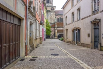 City view of Epinal, the capital city of the Vosges departmend in France