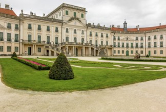 Palace named Esterhaza located in Fertoed, a town in Hungary