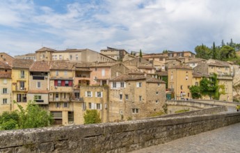 Scenery around Vaison-la-Romaine, a town in the Vaucluse department in the Provence region in
