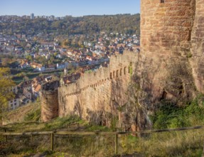 Evening scenery around Wertheim Castle in Southern Germany