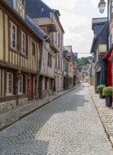 City view of Honfleur, a commune in the Calvados department in northwestern France