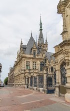 Benedictine Palace in Fecamp, a commune in the Seine-Maritime department in the Normandy Region of