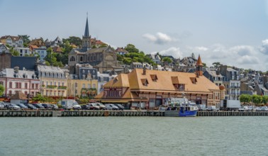 Impression of Trouville-sur-Mer, a city in the Calvados department in the Normandy region in