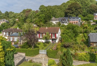 Impression around Saint Leonard, a commune in the Seine-Maritime department in the Normandy region