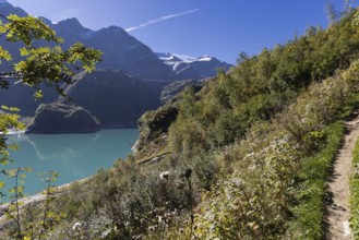 Reservoir-Wasserfallboden, Kaprun, mountain panorama, energy industry, hiking area, Pinzgau