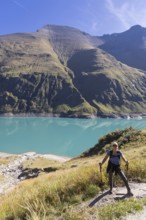 Reservoir-Wasserfallboden, Kaprun, mountain panorama, energy industry, hiking area, Pinzgau