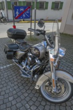 Harley-Davidson V 6 speed motorbike, Allgäu, Baden-Württemberg, Germany