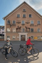 Former inn, Deer-Post with Lüftlmalerei, now La Dolce Vita Ristorante Pizzeria and Radler in