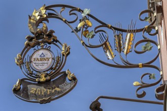 Nose sign of the Zappa Bar in Kisslegg, Allgäu, Baden-Württemberg, Germany