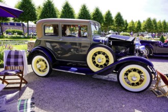 Oldtimer Classic, Gala International Concours d'Elegance Schwetzingen 2025, Germany, Europe, Black