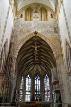 The interior of the largest Protestant church in Germany. It has the world's highest church tower,
