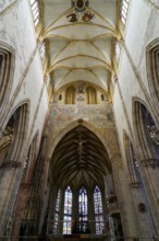 The interior of the largest Protestant church in Germany. It has the world's tallest church tower,