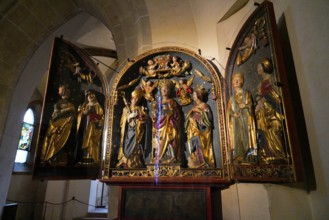 The interior of the largest Protestant church in Germany. It has the world's highest church tower,
