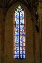 The interior of the largest Protestant church in Germany. It has the world's highest church tower,