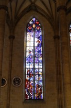 The interior of the largest Protestant church in Germany. It has the world's highest church tower,