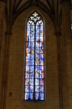 The interior of the largest Protestant church in Germany. It has the world's highest church tower,